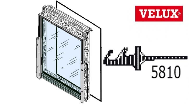 Easy-Shadow - Original VELUX Dichtung für die Dauerlüftungsklappe 44mm -  Holzdachfenster