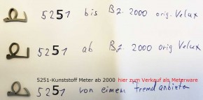 Velux Falz Dichtung GGU Kunststoff Dachfenster ab Bj. 2000 Meterware